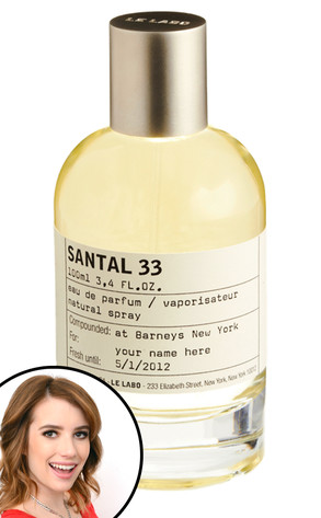 Emma Roberts, Le Labo Santal 33 Emma Roberts, Le Labo Santal 33